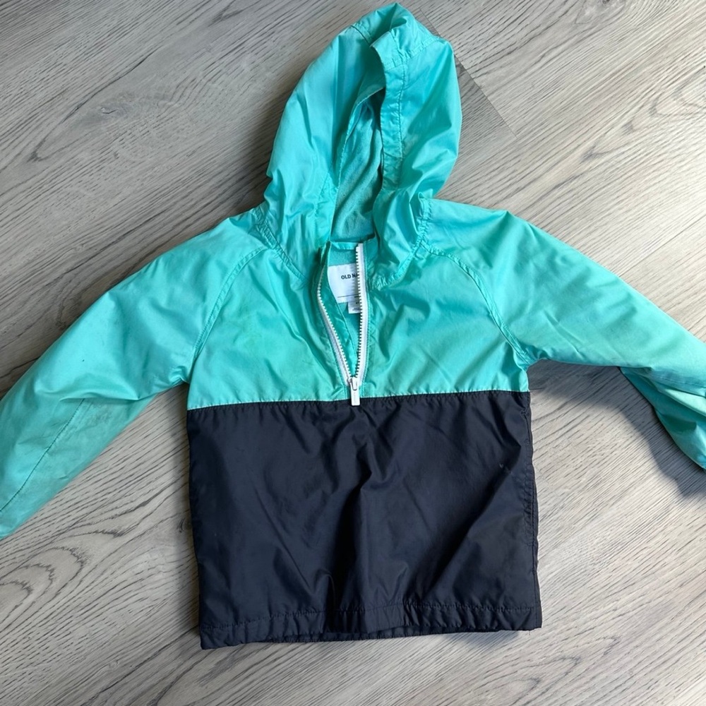 Old Navy Aqua and White Jacket